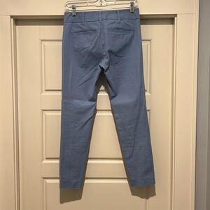 Blue skinny ankle pants. Stretch material. Size 2